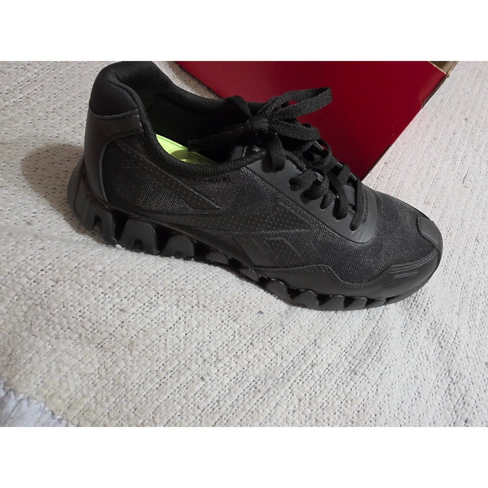 Reebok Zig Pulse Work Womens 9.5M Black Composite Toe Safety Shoes RB319